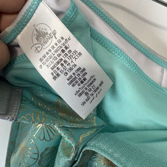 Disney Store Girls Med / 8 Ariel Little Mermaid Deluxe Adaptive 3 Piece Swim Set - Picture 16 of 16